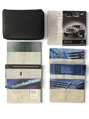 2008 Mercedes Benz GL-Class OEM Owner's Manual Set & Black Zip Around Binder
